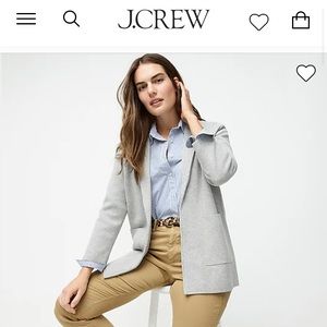 J. Crew Open Front Sweater Blazer
